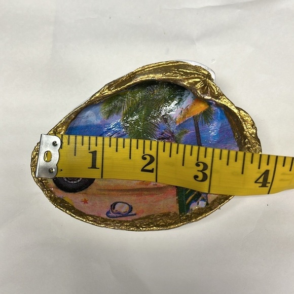 Hand Crafted beach jeep Shell Trinket Dish - Picture 4 of 7